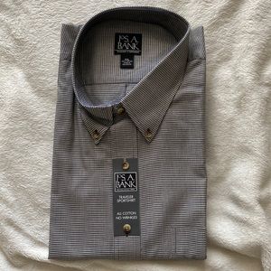 Jos. A. Bank Grey Button-Up Sportshirt